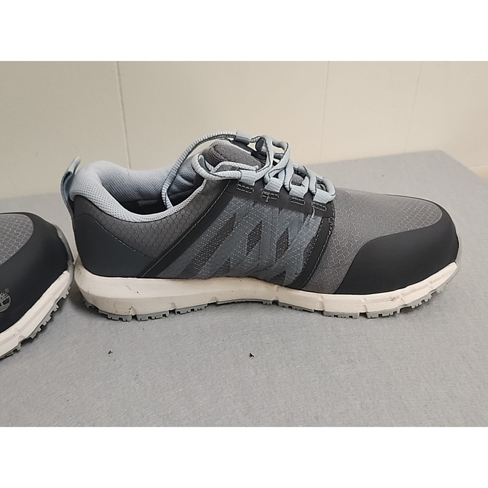 Timberland PRO Work Shoe Sz 8 Women Anti Fatigue Blue And Grey - Picture 5 of 10